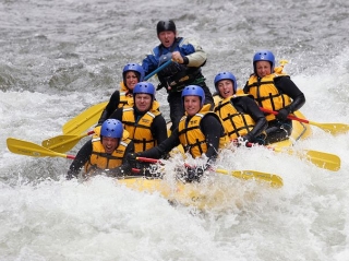  Rafting en el Dranse con Eco Rafting